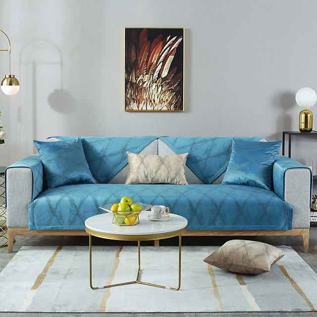 Dutch velvet sofa cushion